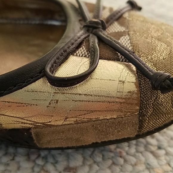 Coach printed patchwork flat size 7 - Picture 5 of 8